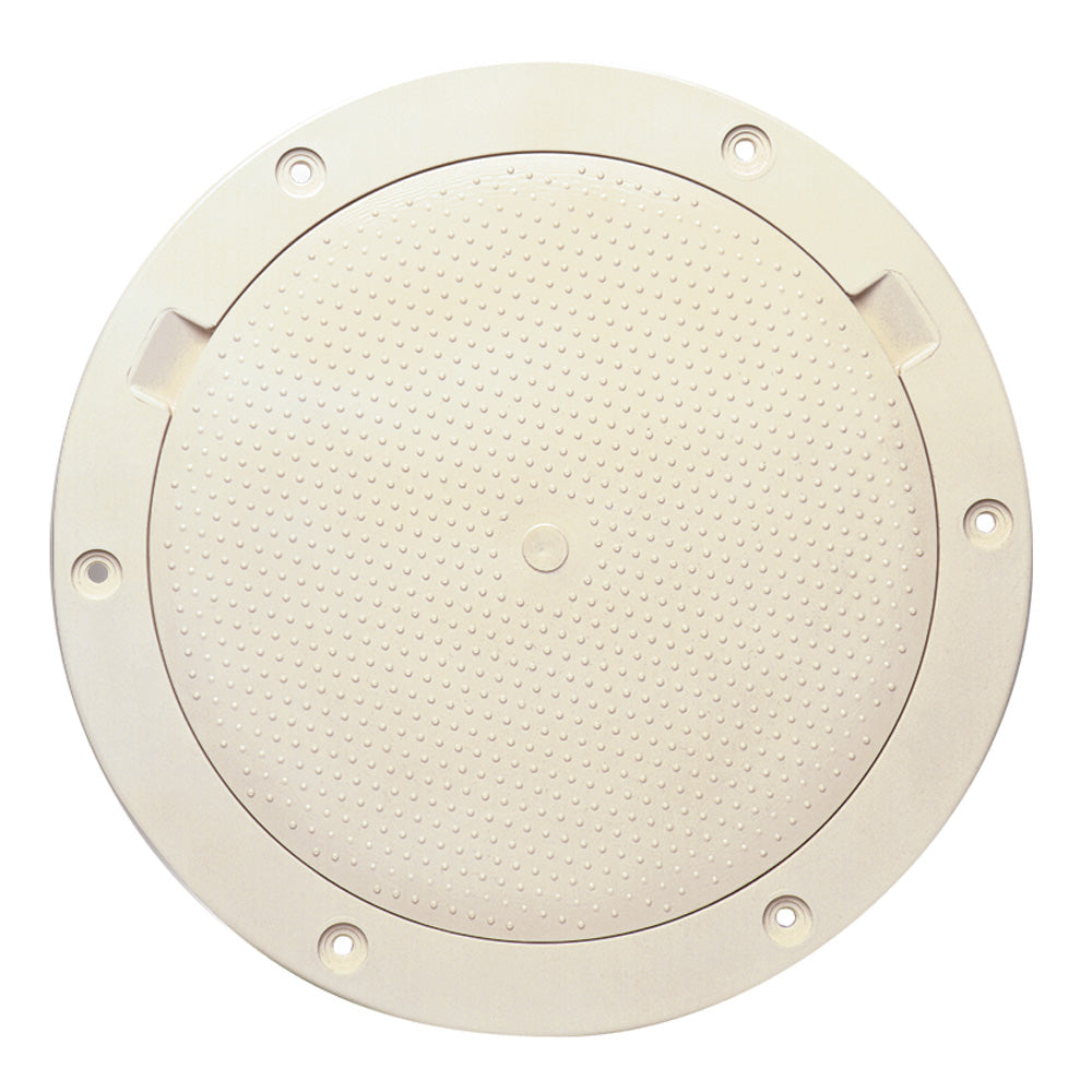 Beckson 8" Non-Skid Pry-Out Deck Plate - Beige [DP83-N] - First Stop Marine