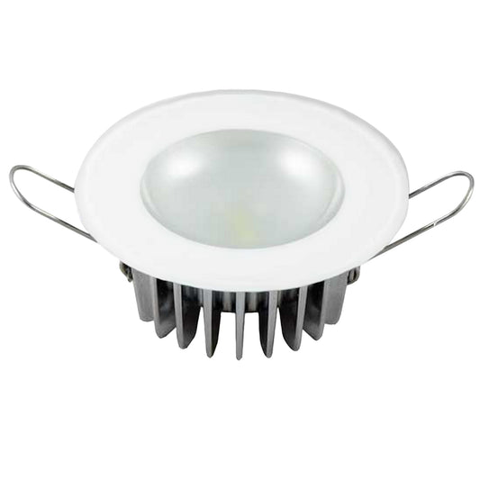 Lumitec Mirage - Flush Mount Down Light - Glass Finish/No Bezel - 4-Color Red/Blue/Purple Non Dimming w/White Dimming [113190] - First Stop Marine