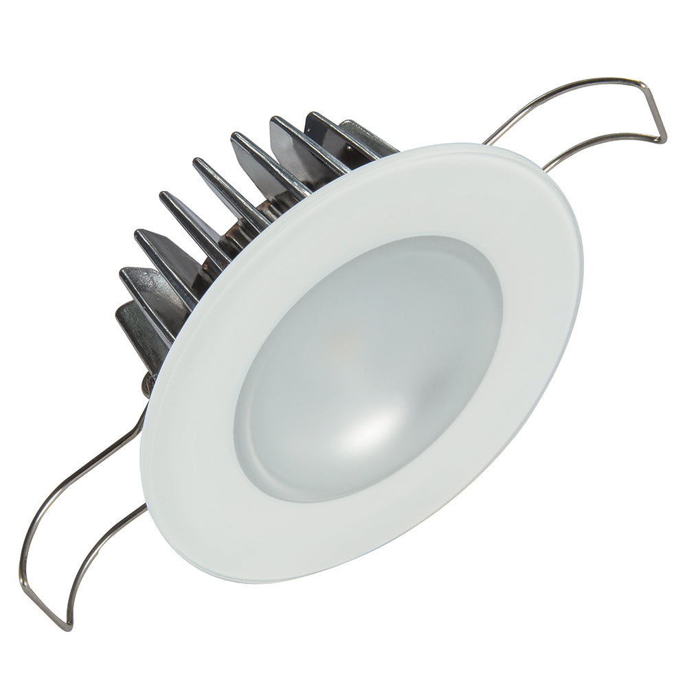 Lumitec Mirage - Flush Mount Down Light - Glass Finish/No Bezel - Warm White Dimming [113199] - First Stop Marine