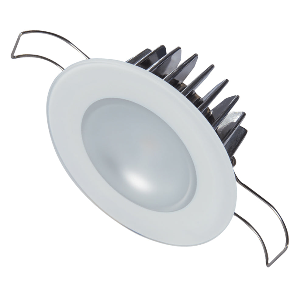 Lumitec Mirage - Flush Mount Down Light - Glass Finish/No Bezel - Warm White Dimming [113199] - First Stop Marine