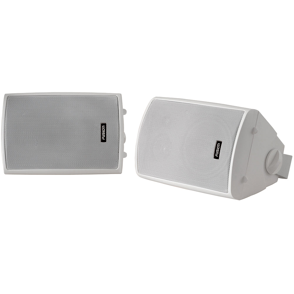 Fusion 4" Compact Marine Box Speakers - (Pair) White [MS-OS420] - First Stop Marine