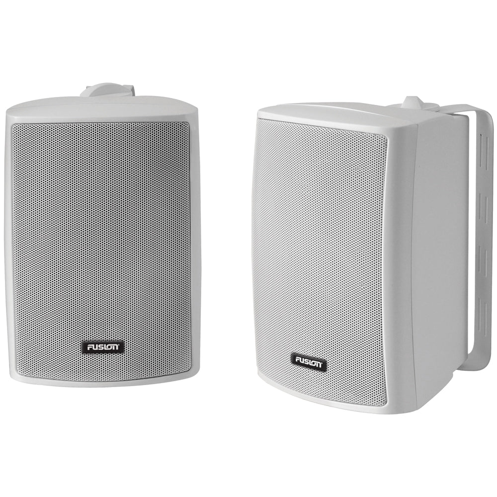 Fusion 4" Compact Marine Box Speakers - (Pair) White [MS-OS420] - First Stop Marine