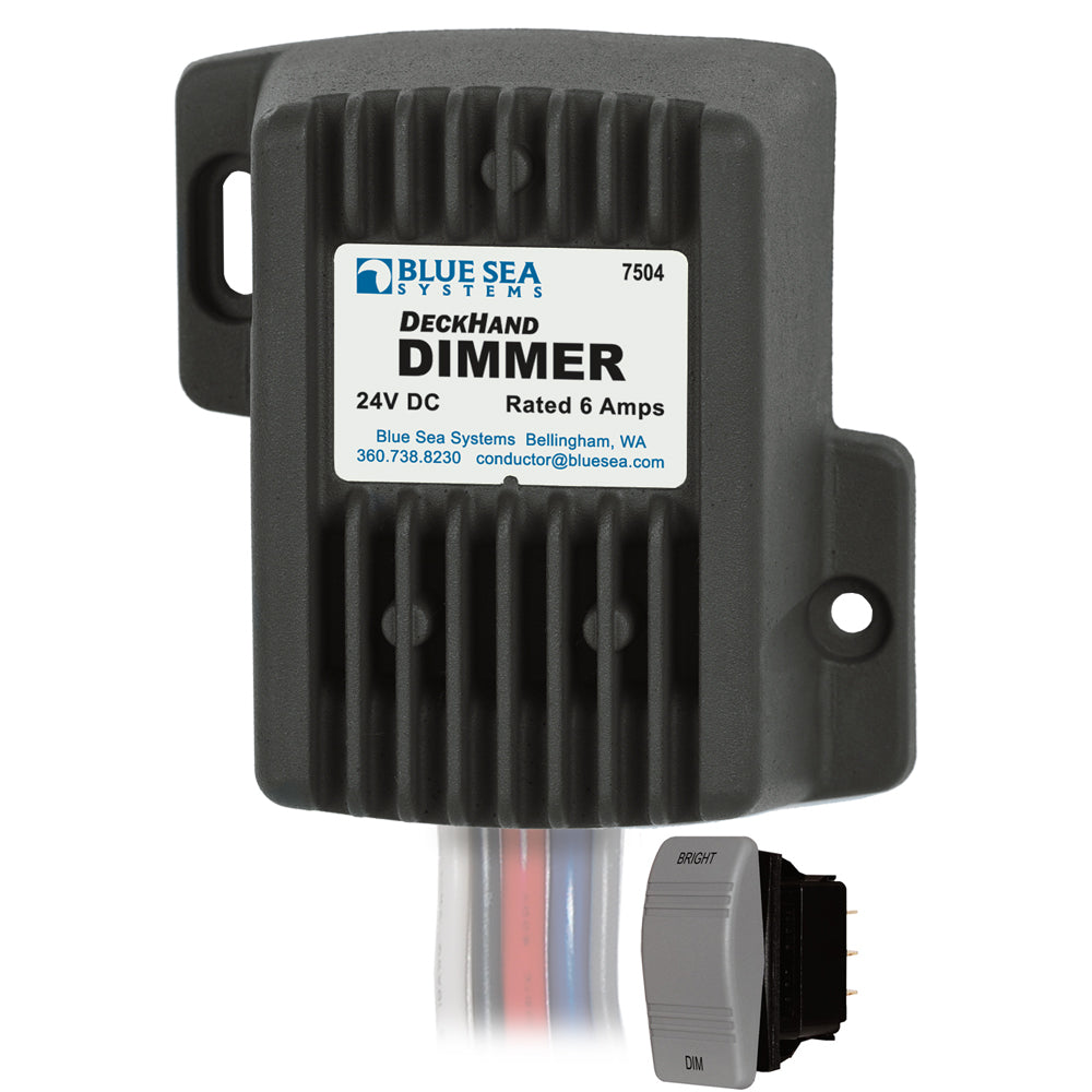 Blue Sea 7504 DeckHand Dimmer - 6 Amp/24V [7504] - First Stop Marine