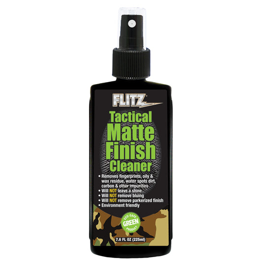 Flitz Tactical Matte Finish Cleaner - 7.6oz Spray [TM 81585] - First Stop Marine