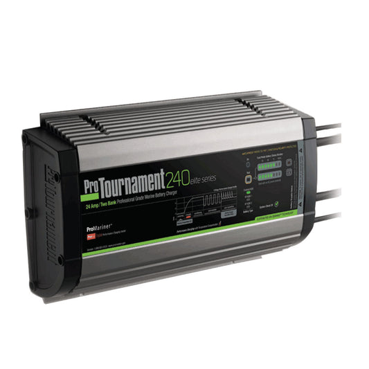 ProMariner ProTournament 240 elite Dual Charger - 24 Amp, 2 Bank [52024] - First Stop Marine