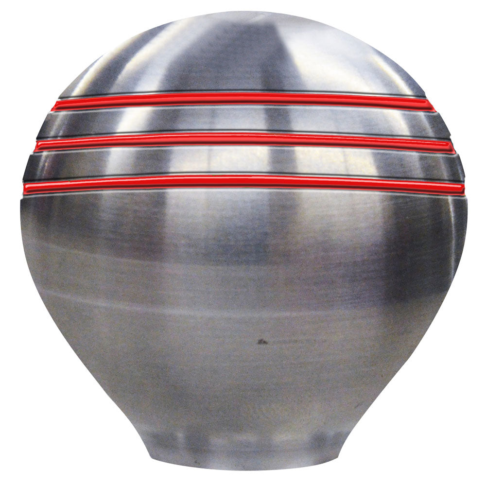Schmitt Marine Throttle Knob - 1-1/2" - Red Grooves [50020] - First Stop Marine