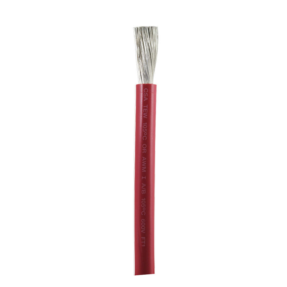 Ancor Red 1/0 AWG Battery Cable - Sold By The Foot [1165-FT] - First Stop Marine