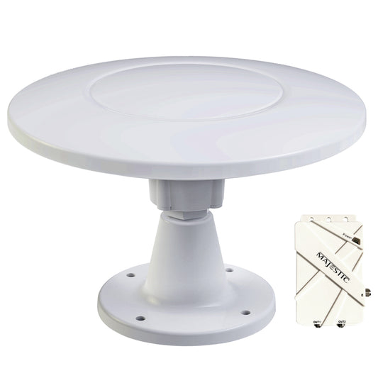 Majestic UFO X Ultra High Gain 30dB Digital TV Antenna - 12V [UFO X] - First Stop Marine