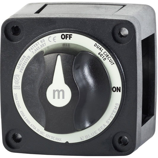 Blue Sea 6010200 Battery Switch Dual Circuit - Black [6010200] - First Stop Marine