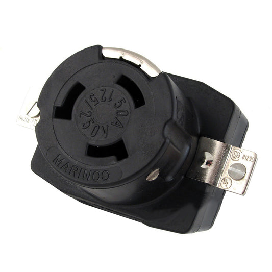 Marinco 6369CR 125/250V 50Amp Wire Dockside Receptacle [6369CR] - First Stop Marine