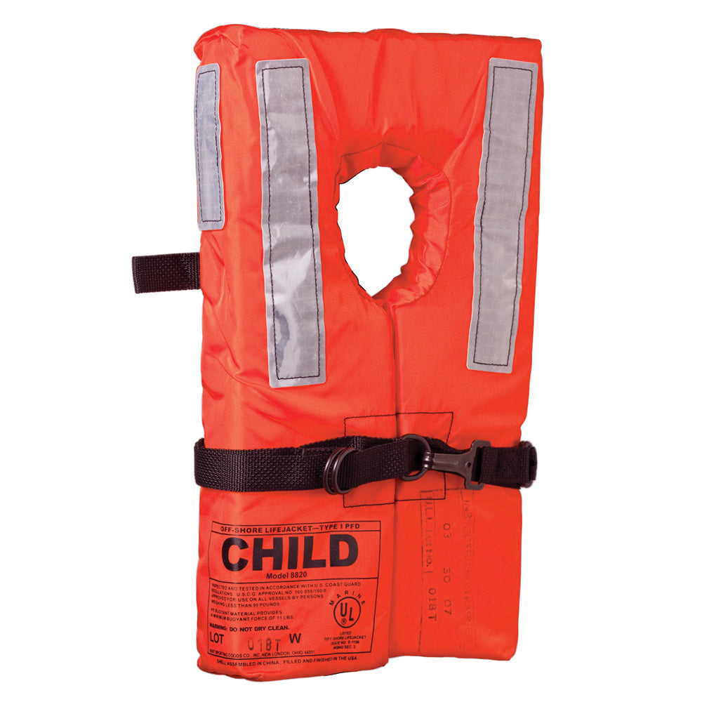 Kent Type 1 Collar Style Life Jacket - Child [100100-200-002-12] - First Stop Marine