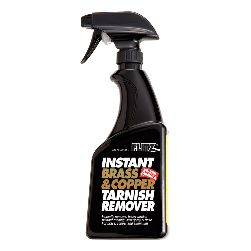 Flitz Instant Brass & Copper Tarnish Remover - 16. oz Spray [BC 01806] - First Stop Marine