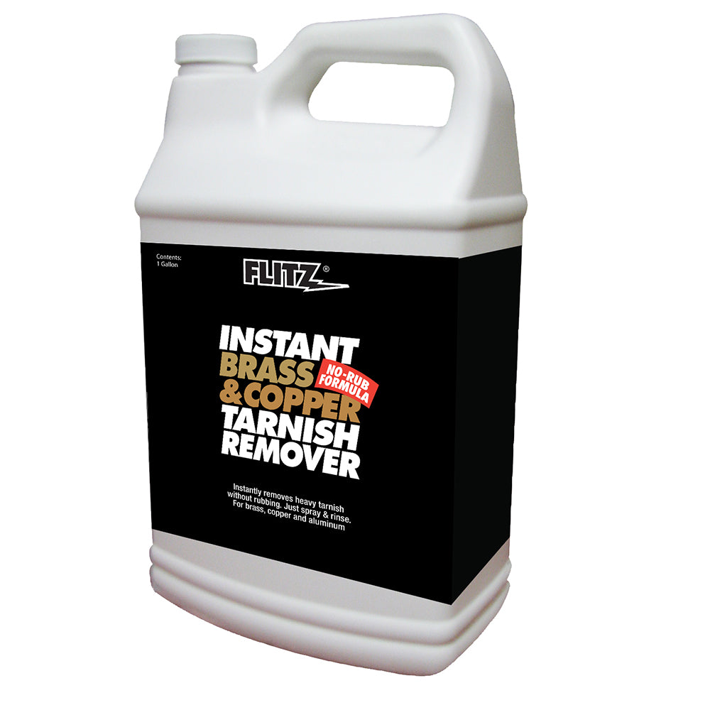 Flitz Instant Brass & Copper Tarnish Remover - 1 Gallon [BC 01810] - First Stop Marine