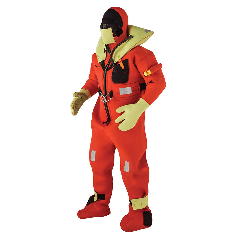 Kent Commerical Immersion Suit - USCG Only Version - Orange - Intermediate [154000-200-020-13] - First Stop Marine