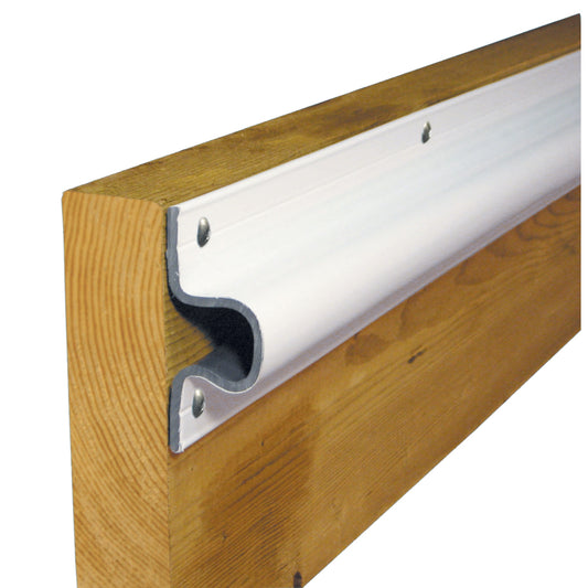 Dock Edge "C" Guard PVC Dock Profile - (4) 6' Sections - White [1133-F] - First Stop Marine