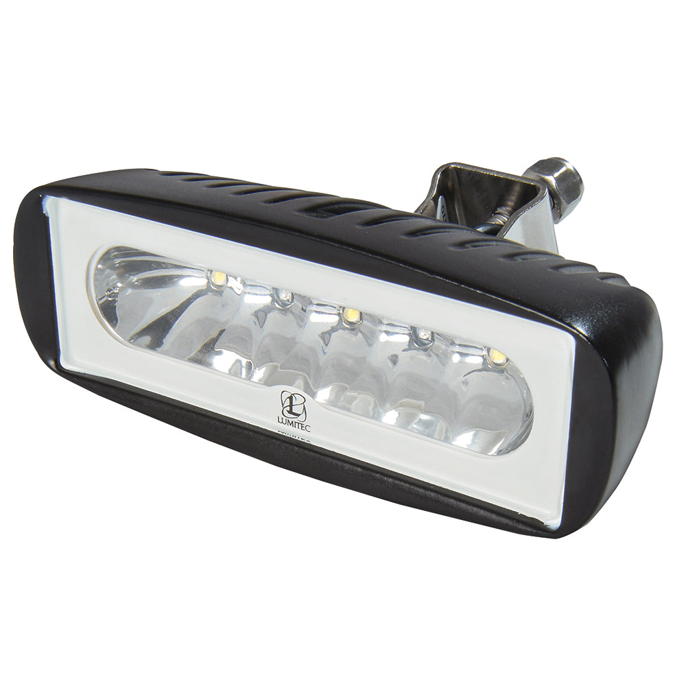 Lumitec Caprera2 - LED Flood Light - Black Finish - 2-Color White/Red Dimming [101218] - First Stop Marine