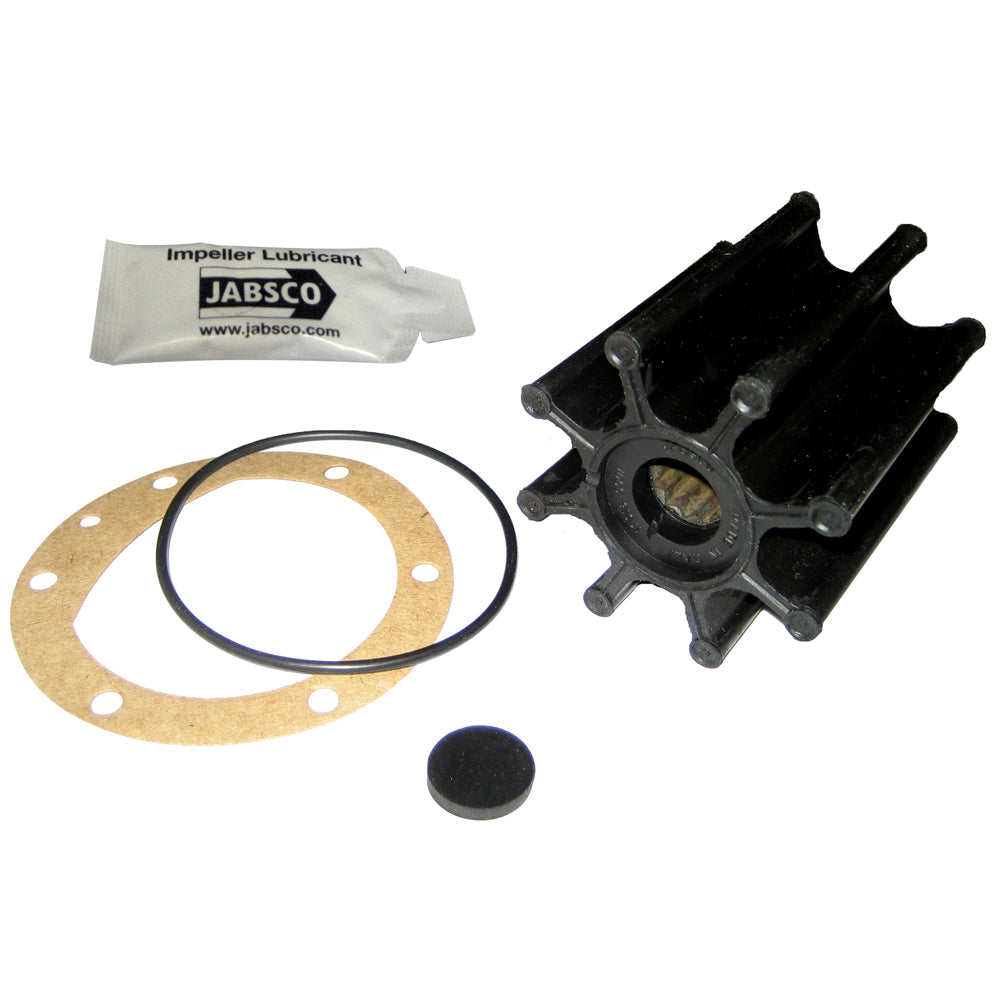 Jabsco Impeller Kit - 8 Blade - Neoprene - 2-9/16" Diameter x 3" W, 5/8" Shaft Diameter [17018-0001-P] - First Stop Marine