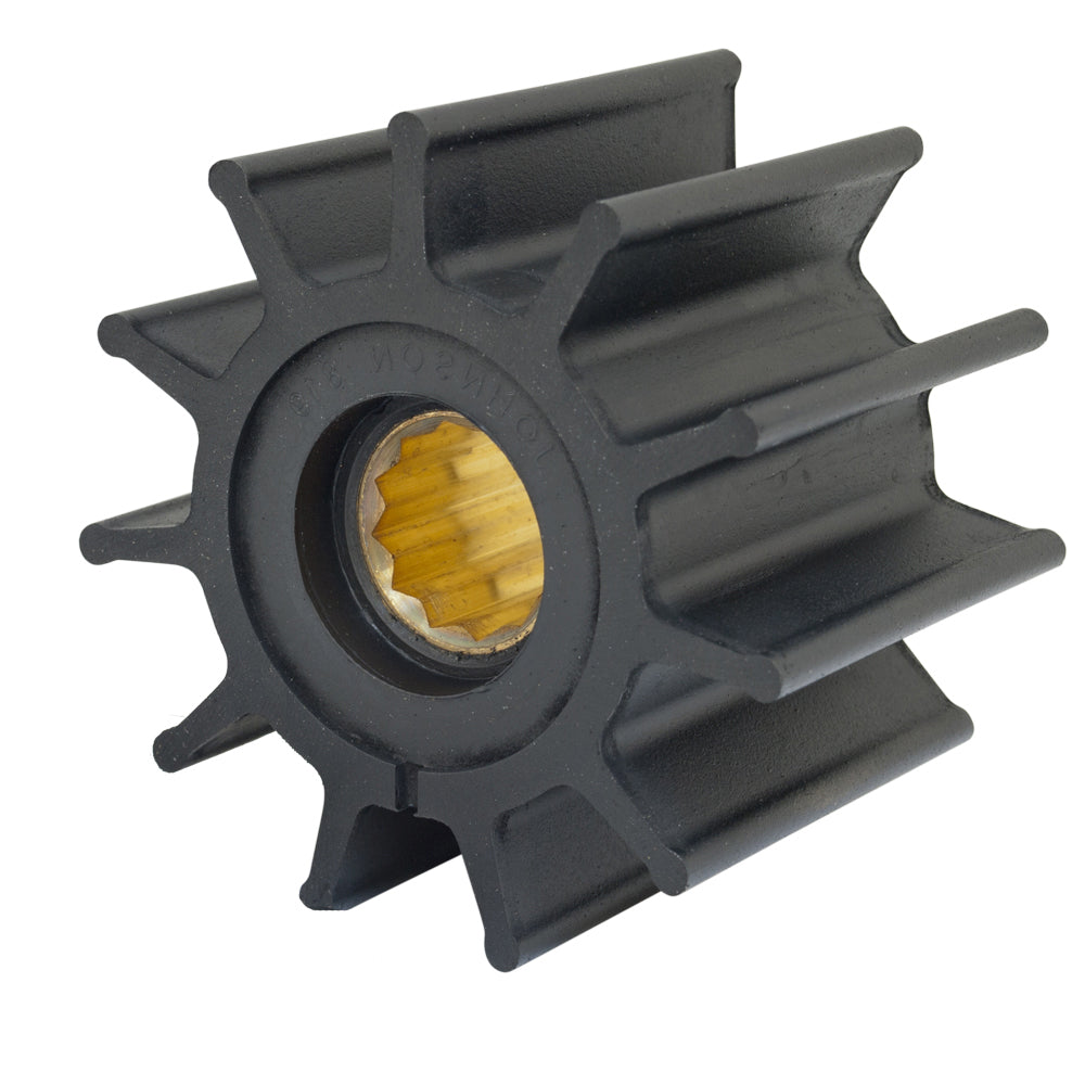 Jabsco Impeller Kit - 12 Blade - Neoprene - 3-" Diameter - Brass Insert - Spline Drive [17935-0001-P] - First Stop Marine