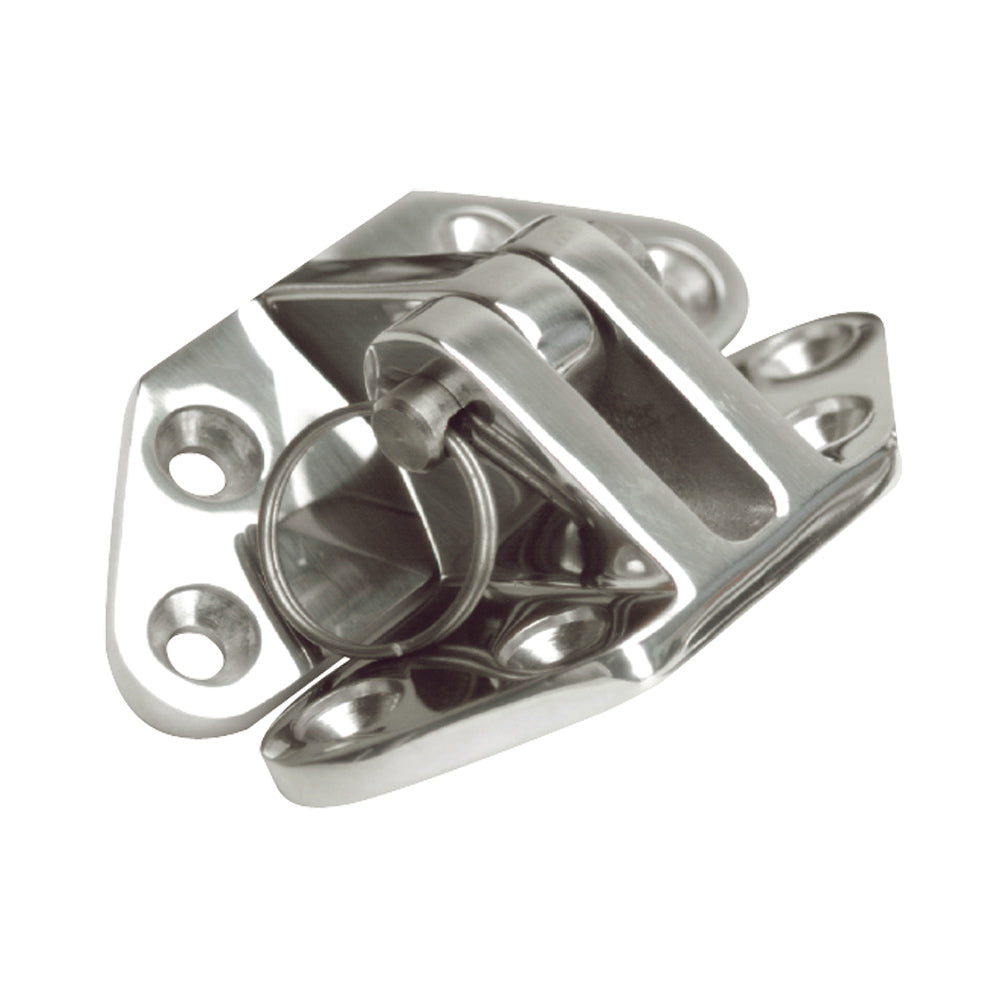 Whitecap Angled Base Hatch Hinge - 316 Stainless Steel - 3" x 2-1/2" [6211C] - First Stop Marine