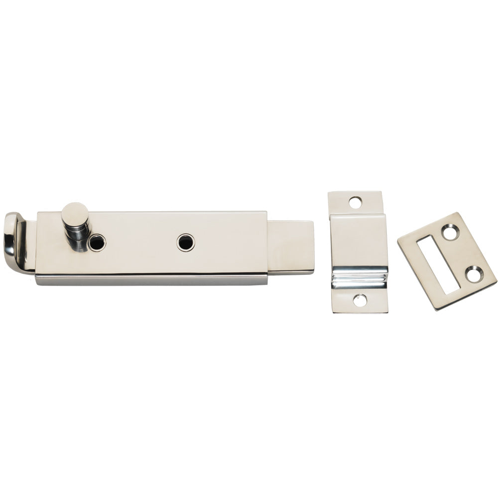 Whitecap Spring Loaded Slide Bolt/Latch - 316 Stainless Steel - 5-5/16" [S-588C] - First Stop Marine