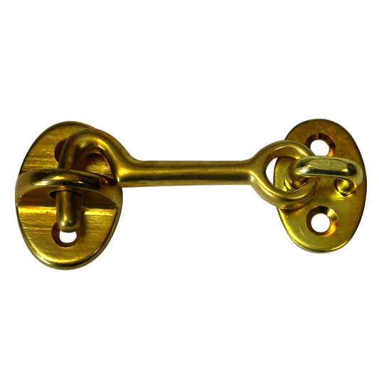 Whitecap Cabin Door Hook - Polished Brass - 2" [S-1401BC] - First Stop Marine