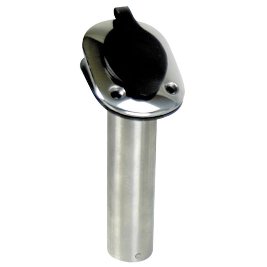 Whitecap 30 Degree Flush Mount Rod Holder - 304 Stainless Steel - 9-1/4" [S-096B] - First Stop Marine