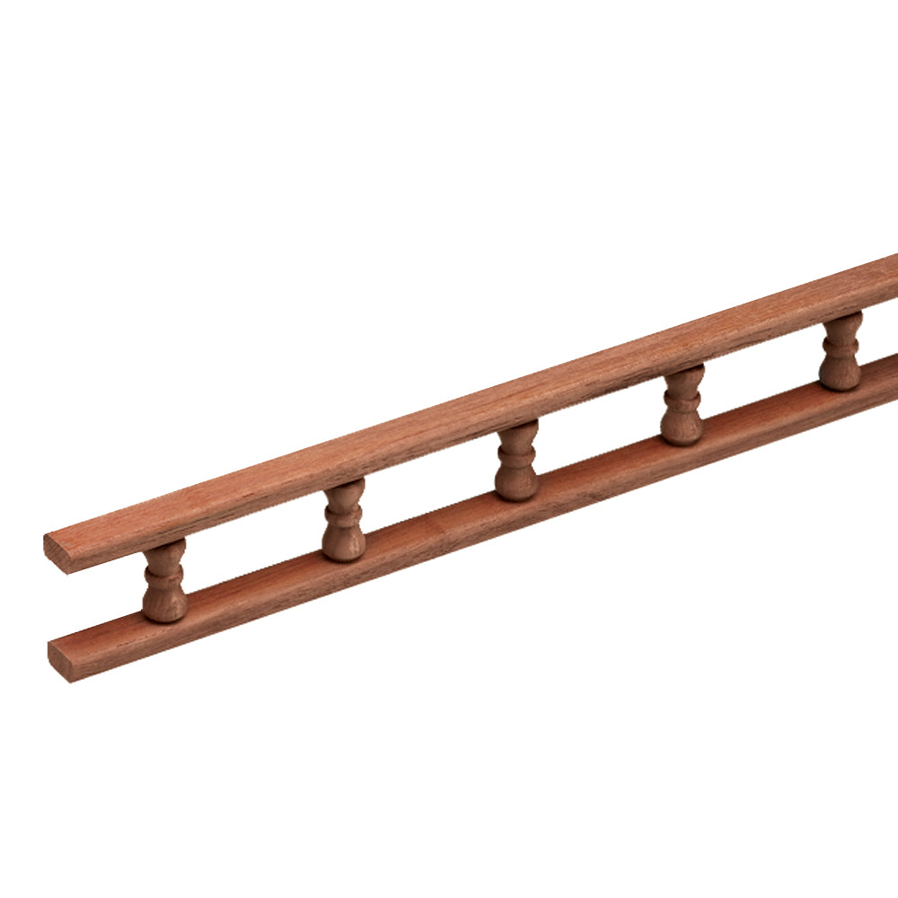 Whitecap Teak Standard Pin Rail - 5' [60705] - First Stop Marine