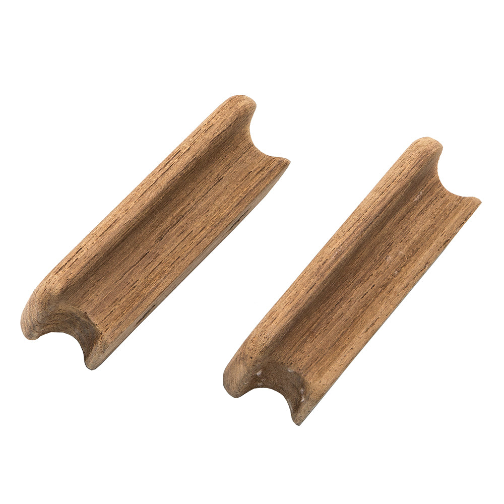 Whitecap Teak Rectangular Drawer Knob - 2-3/4"L - 2 Pack [60131-A] - First Stop Marine