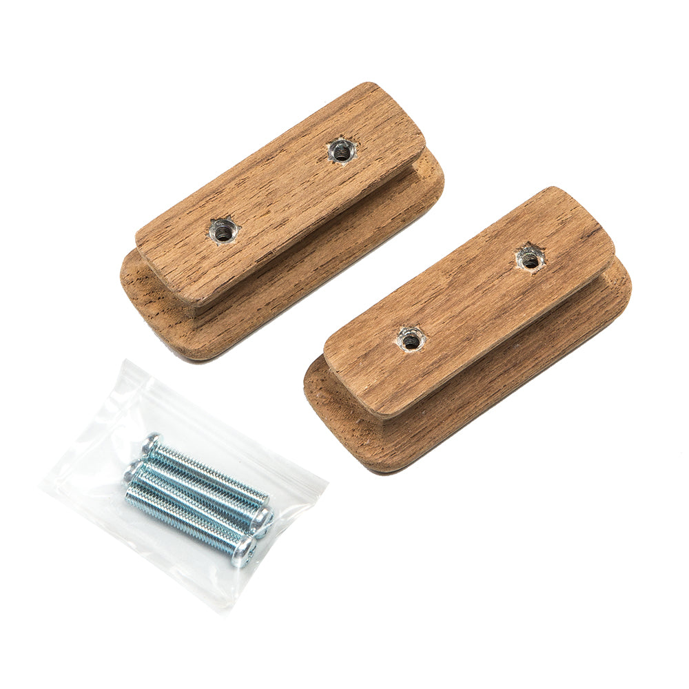 Whitecap Teak Rectangular Drawer Knob - 2-3/4"L - 2 Pack [60131-A] - First Stop Marine