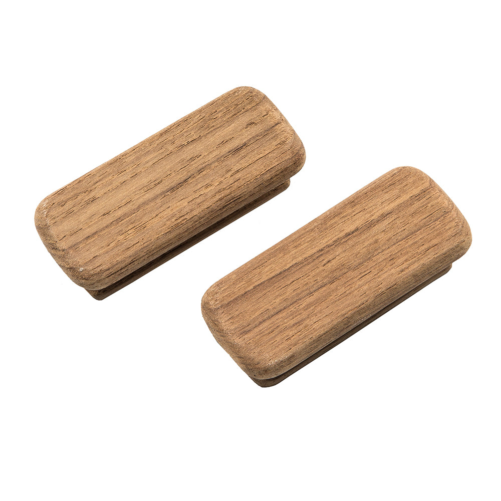 Whitecap Teak Rectangular Drawer Knob - 2-3/4"L - 2 Pack [60131-A] - First Stop Marine