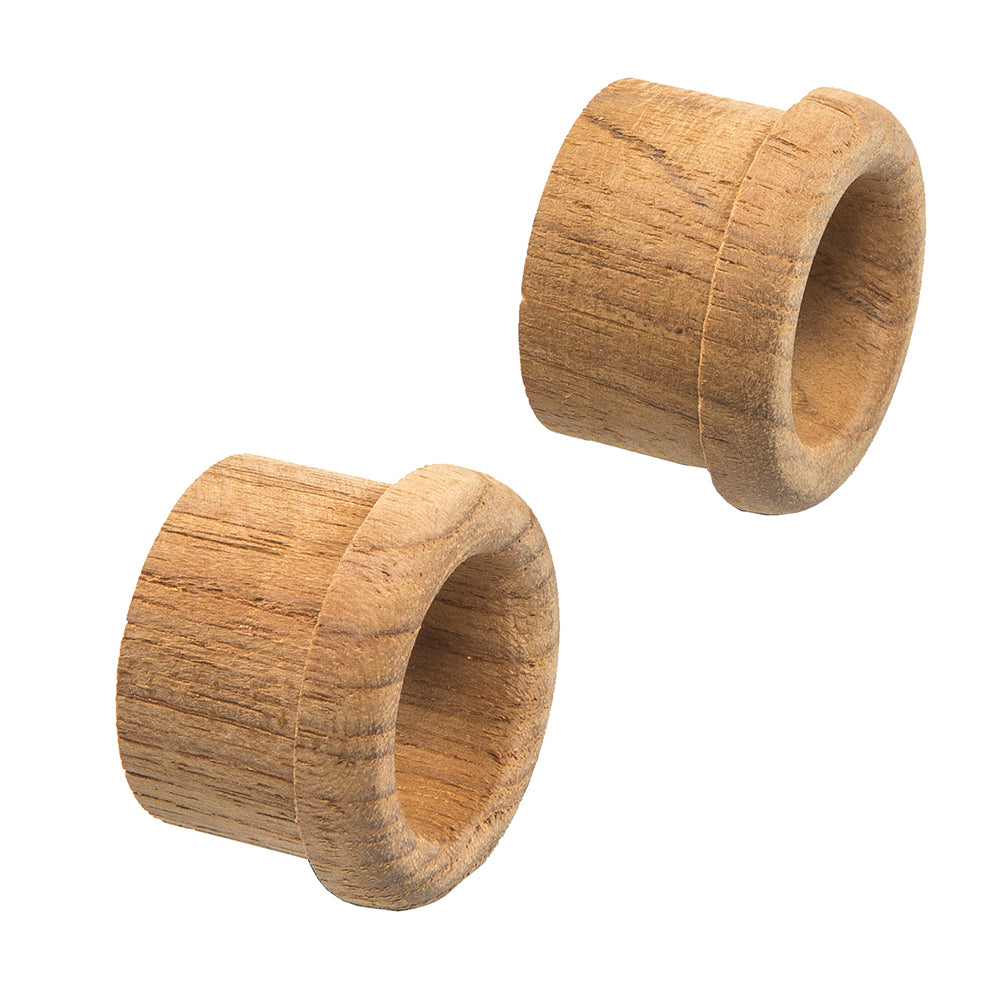 Whitecap Teak Finger Pull - 5/8" Barrel Length - 2 Pack [60145-A] - First Stop Marine