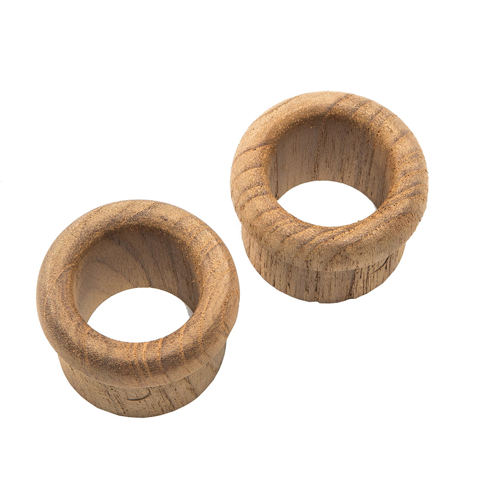 Whitecap Teak Finger Pull - 5/8" Barrel Length - 2 Pack [60145-A] - First Stop Marine