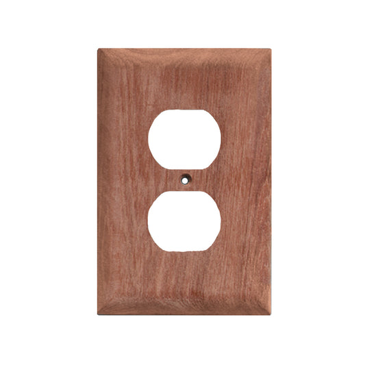 Whitecap Teak Outlet Cover/Receptacle Plate [60170] - First Stop Marine