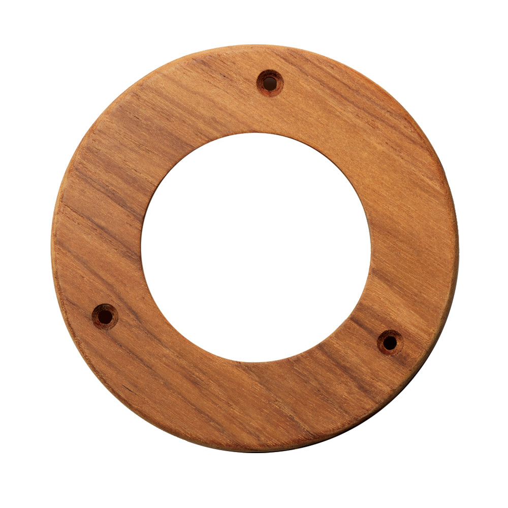 Whitecap Teak Trim Ring - 4" Inner Diameter Opening [61974] - First Stop Marine