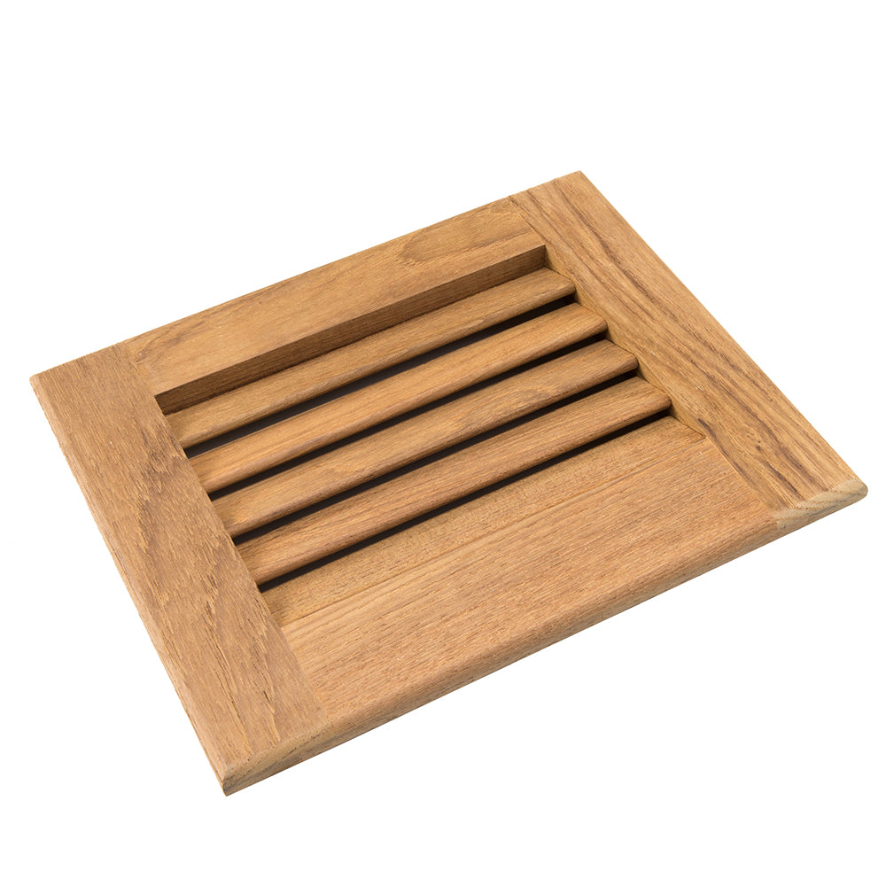 Whitecap Teak Louvered Insert - 7-1/2" x 9-1/8" x 3/4" [60712] - First Stop Marine