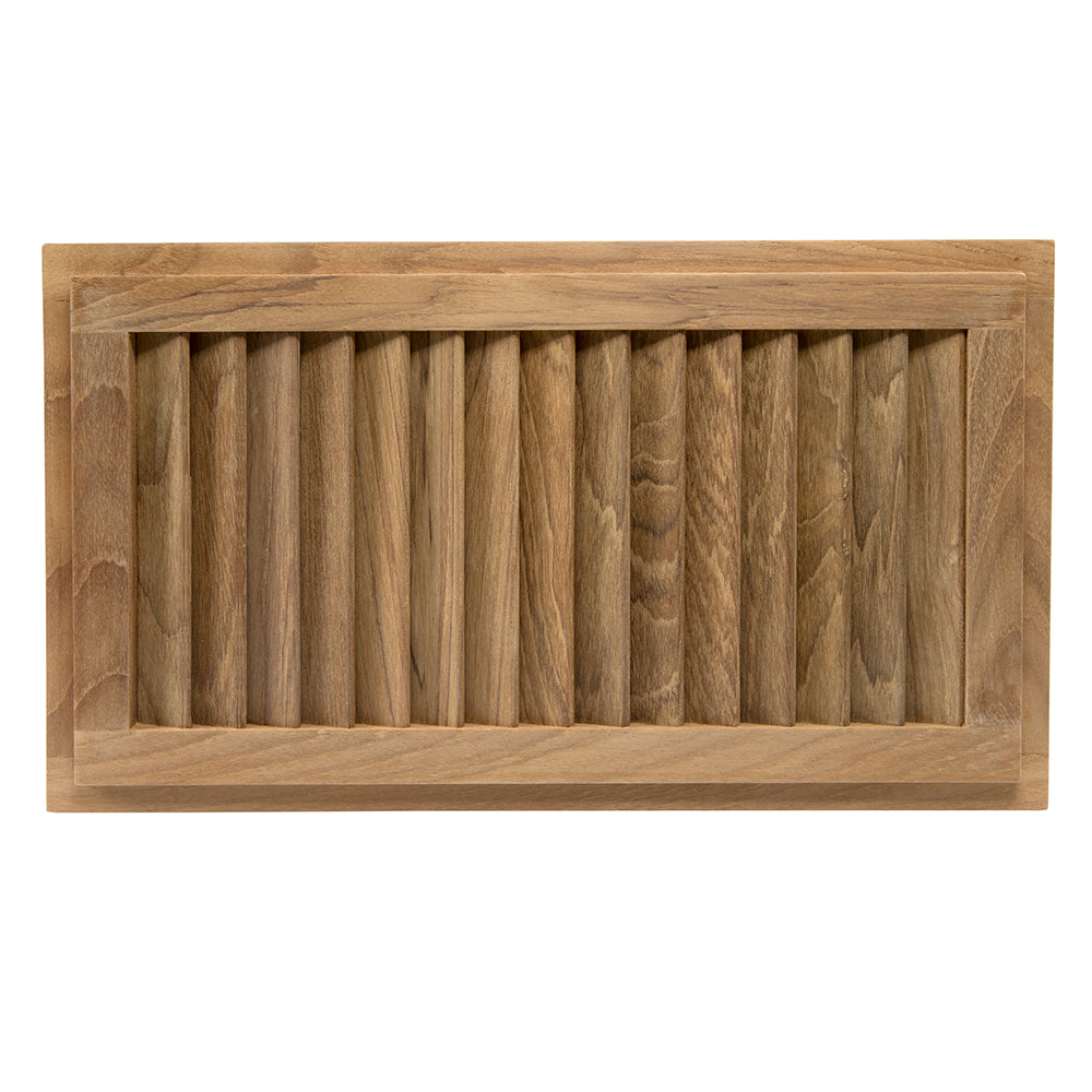 Whitecap Teak Louvered Insert - 16" x 9-1/8" x 3/4" [60710] - First Stop Marine