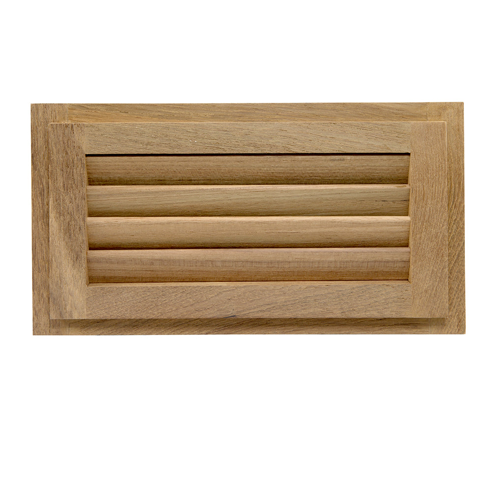 Whitecap Teak Louvered Insert - 6-3/8" x 11-3/16" x 3/4" [60714] - First Stop Marine