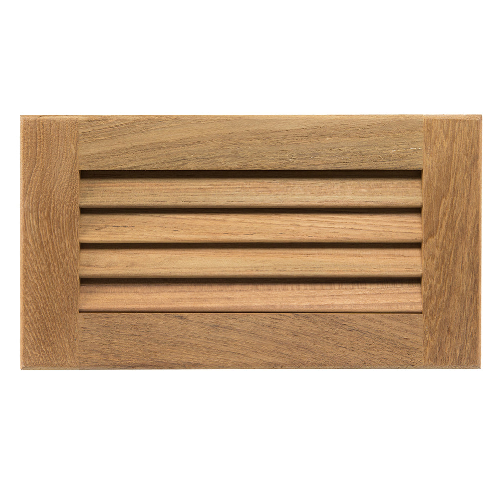 Whitecap Teak Louvered Insert - 6-3/8" x 11-3/16" x 3/4" [60714] - First Stop Marine