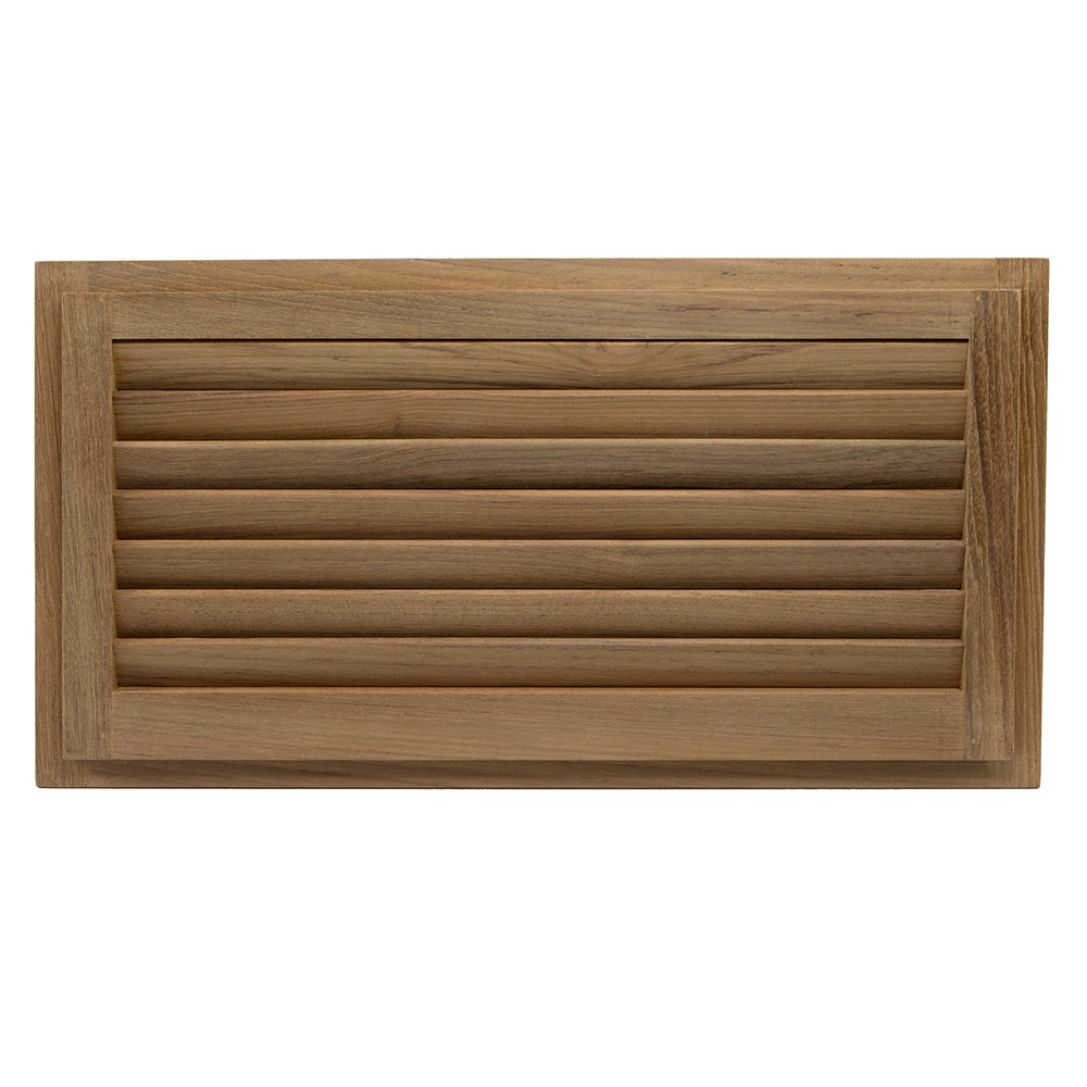 Whitecap Teak Louvered Insert - 9-3/8" x 18" x 3/4" [60716] - First Stop Marine