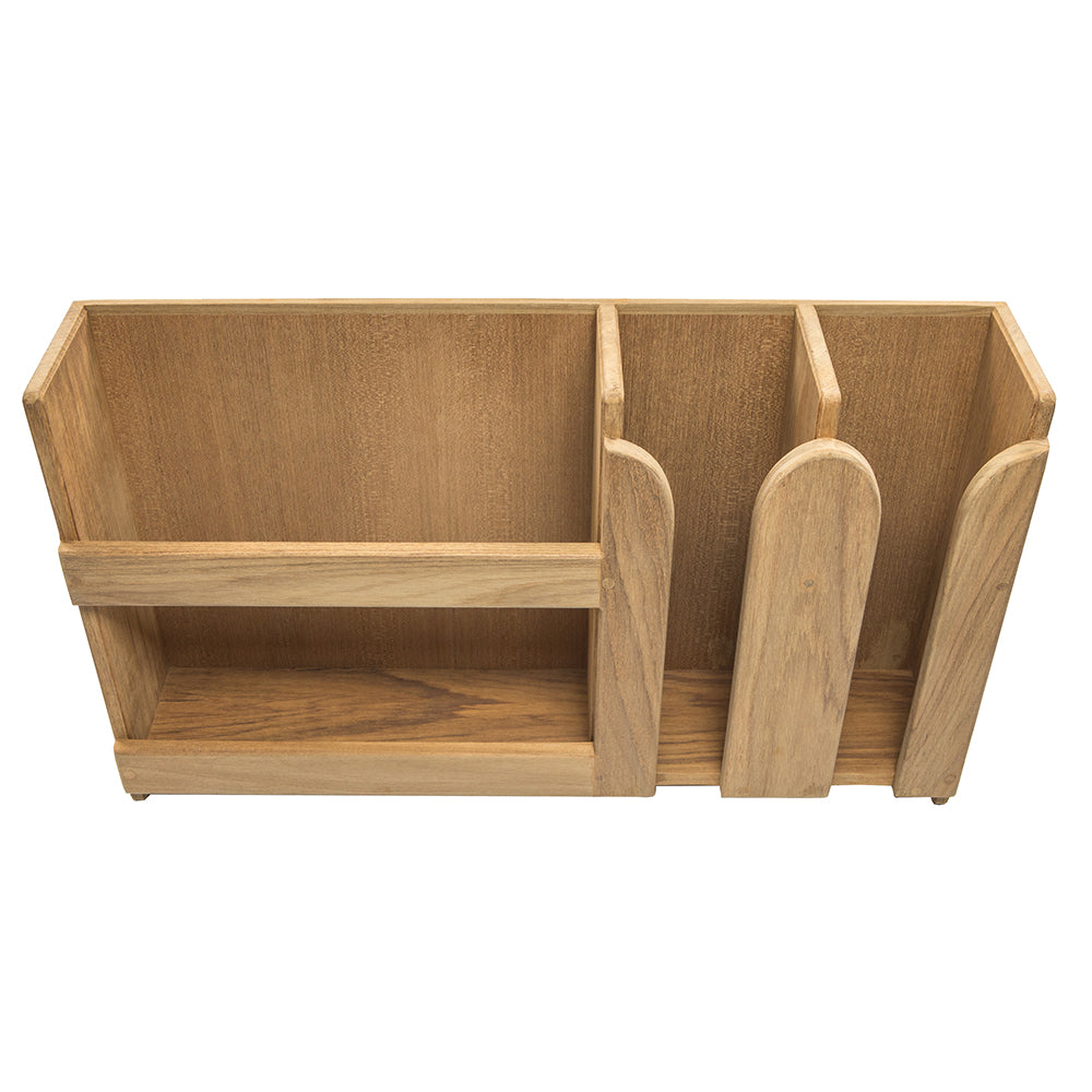 Whitecap Teak Dish/Cup Holder [62406] - First Stop Marine