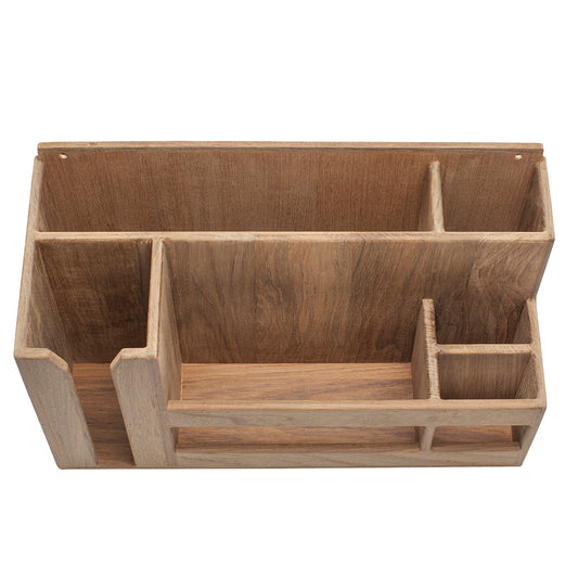 Whitecap Teak Dish/Cup/Utensil Holder [62404] - First Stop Marine