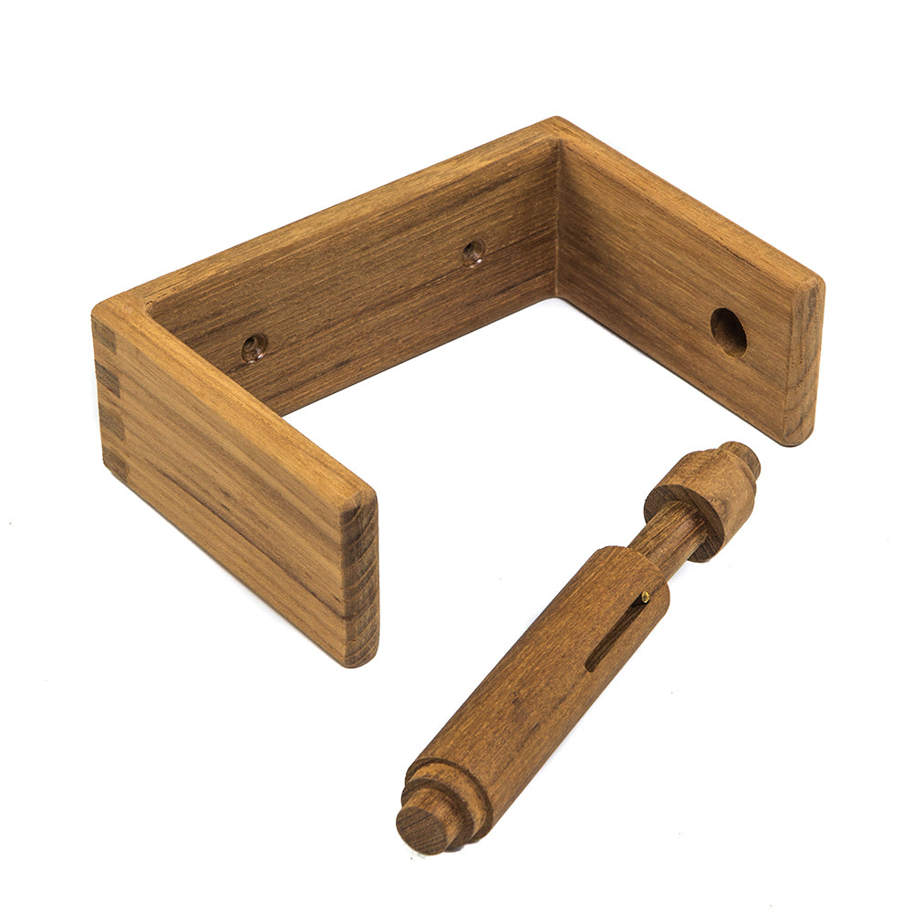 Whitecap Teak Toilet Tissue Rack [62322] - First Stop Marine