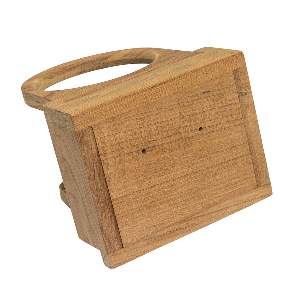 Whitecap Teak Folding Insulated Drink Holder [62602] - First Stop Marine