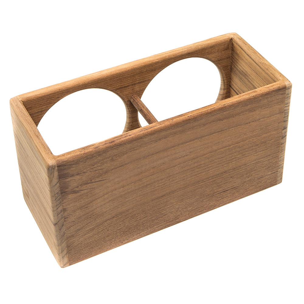 Whitecap Teak Two Insulated Drink Rack [62612] - First Stop Marine