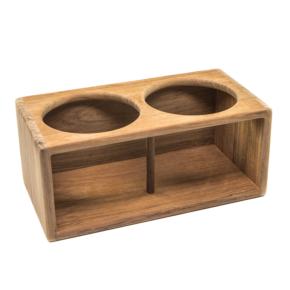 Whitecap Teak Two Insulated Drink Rack [62612] - First Stop Marine