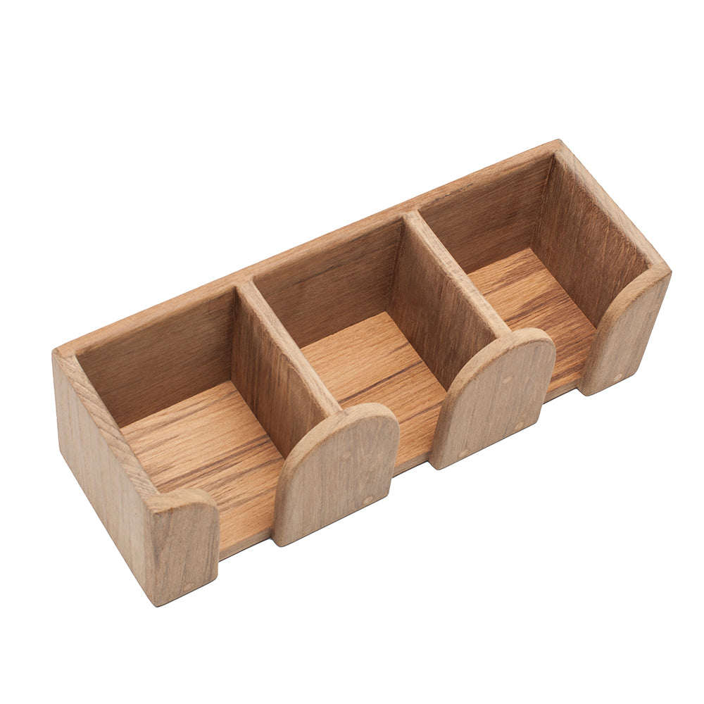 Whitecap Teak THree Mug Rack [62410] - First Stop Marine