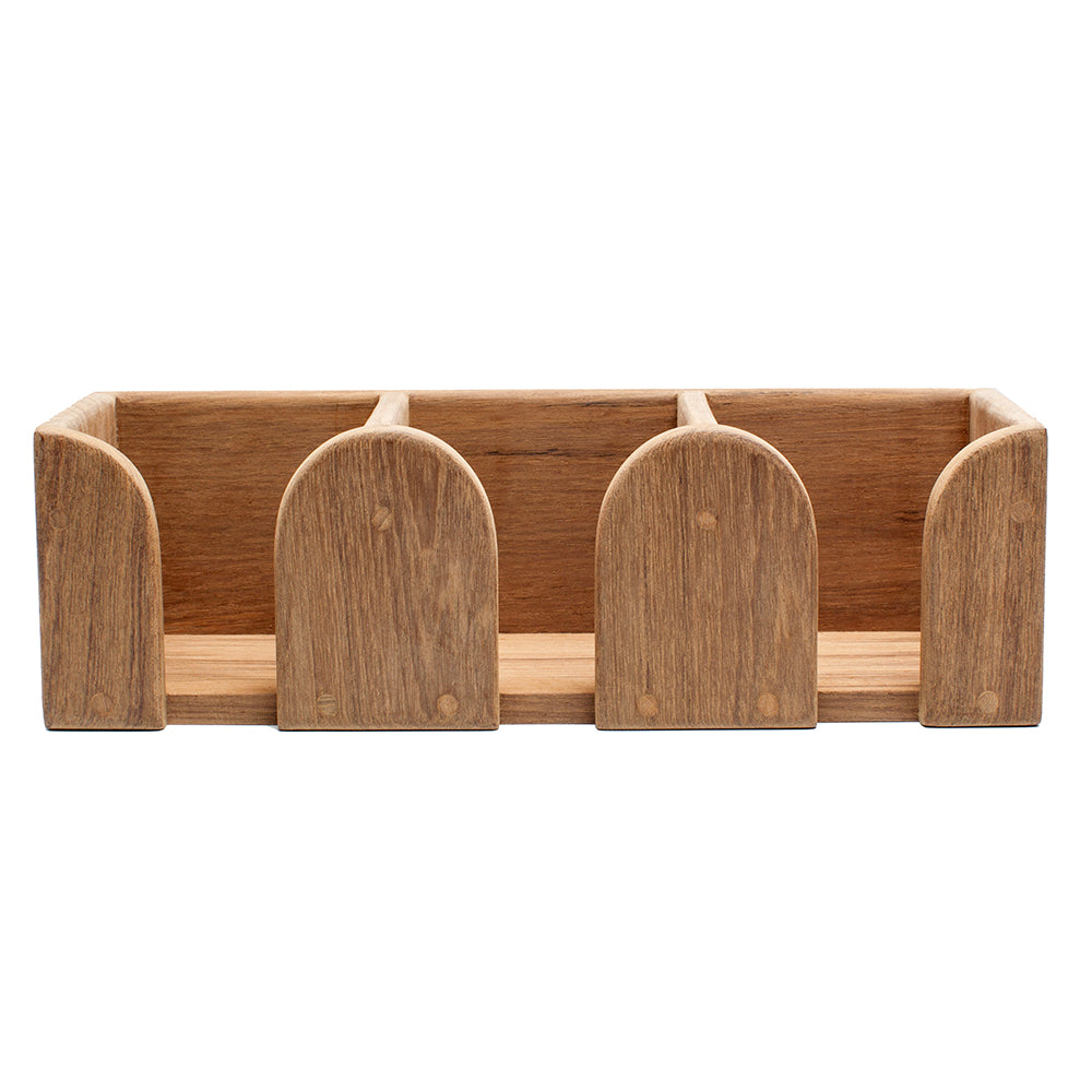 Whitecap Teak THree Mug Rack [62410] - First Stop Marine