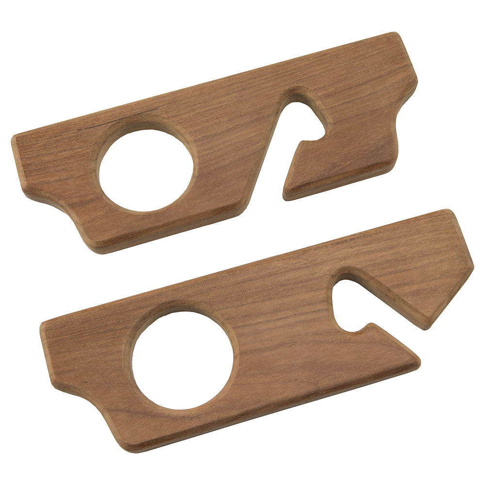 Whitecap Teak Two-Rod Storage Rack - Pair [60610] - First Stop Marine
