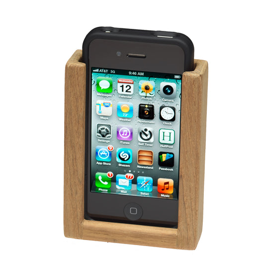 Whitecap Teak iPhone Rack [63272] - First Stop Marine