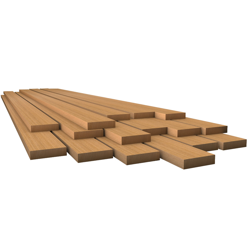 Whitecap Teak Lumber - 3/8" x 5-3/4" x 12" [60808] - First Stop Marine